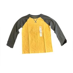 jumping beans Yellow & Charcoal Essential Tee